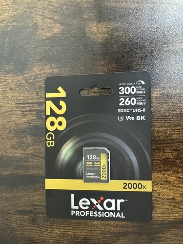 Lexar professional 128gb - lexar, v90