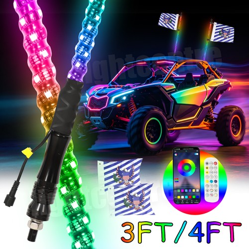 4ft rgb led whip - rgb,