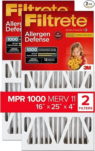 Filtrete 16x25x4 furnace - 3m,