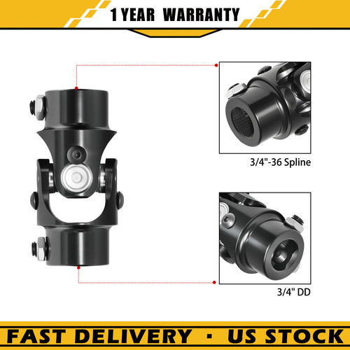 Black spline 3 4 - 3/4"-36, dd