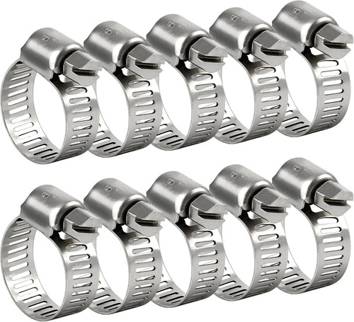 Hose clamp inch 10 pack - hose,