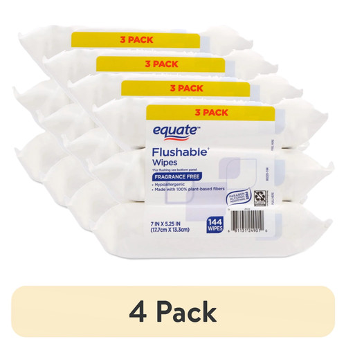 Equate flushable wet wipes - equate,