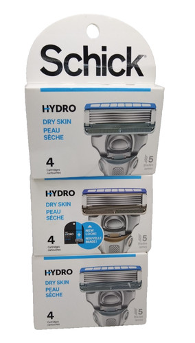 Pack schick hydro dry skin - skin, 4