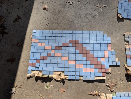 4 mosaic unglazed - mosaic,