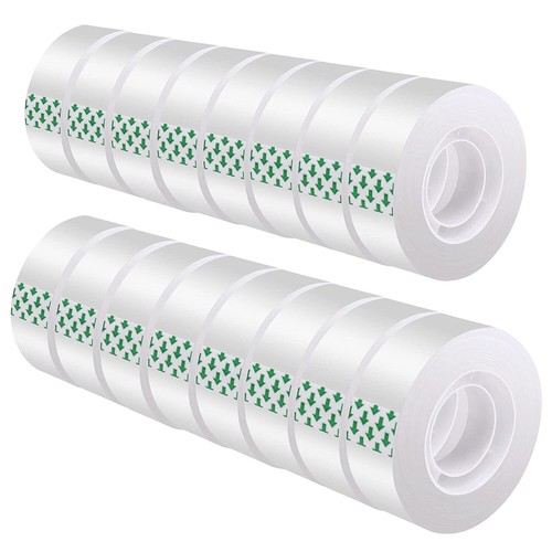 Clear transparent tape rolls - clear,