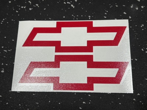 Chevrolet bowtie vinyl - 2x),
