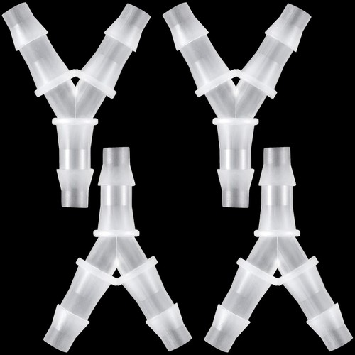 4pcs hose barb tee - 1/4",