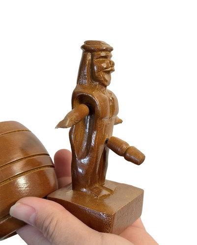 Philippine wooden barrel man - wooden,