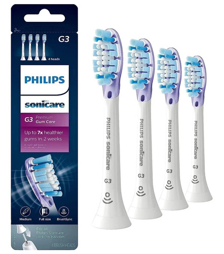 Replacement toothbrush - 4x,