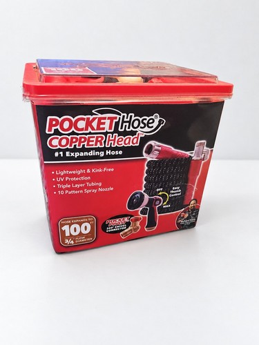 Pocket hose copper head in - pocket,