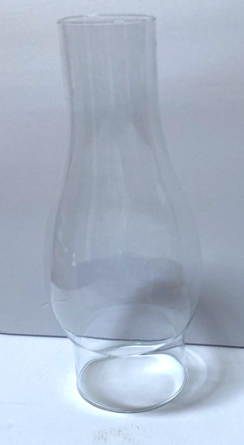 Clear glass hurricane - 8-3/4,