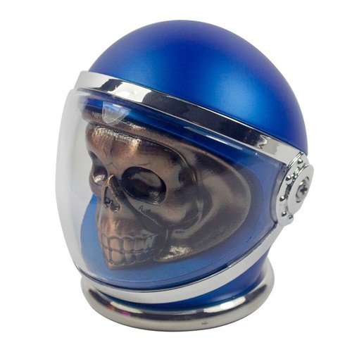 3d copper metal skull - 3d,
