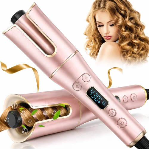 Automatic hair curler with lcd - automatic,