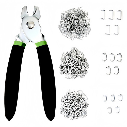 Straight hog ring pliers - ring,